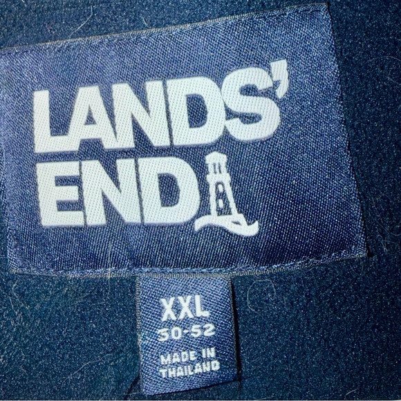 Lands' End Men’s Squall Waterproof Insulated Parka – Red xxl - Picture 9 of 11